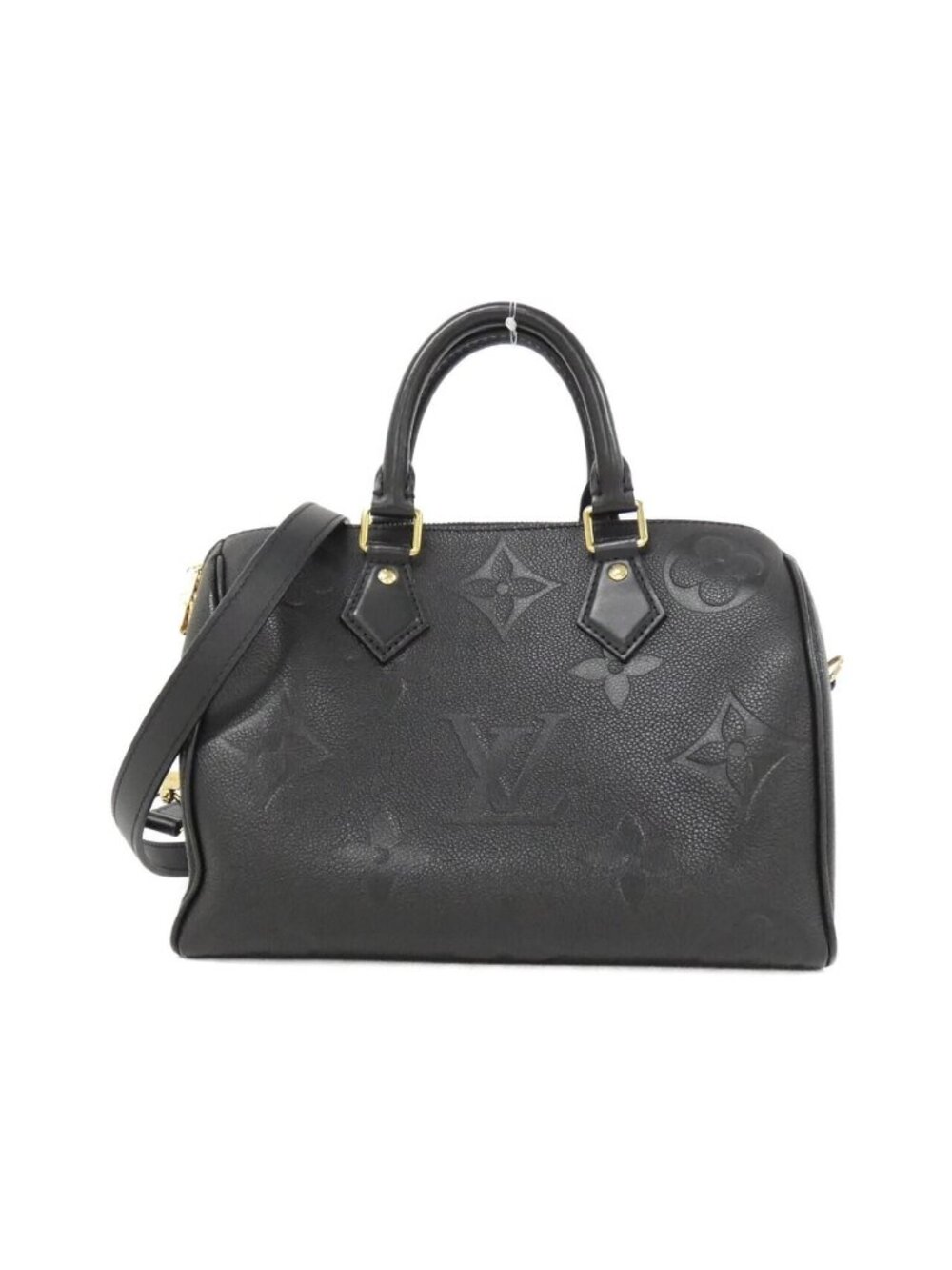 Louis Vuitton Monogram Empreinte Speedy Bandouliere 25 Boston Bag